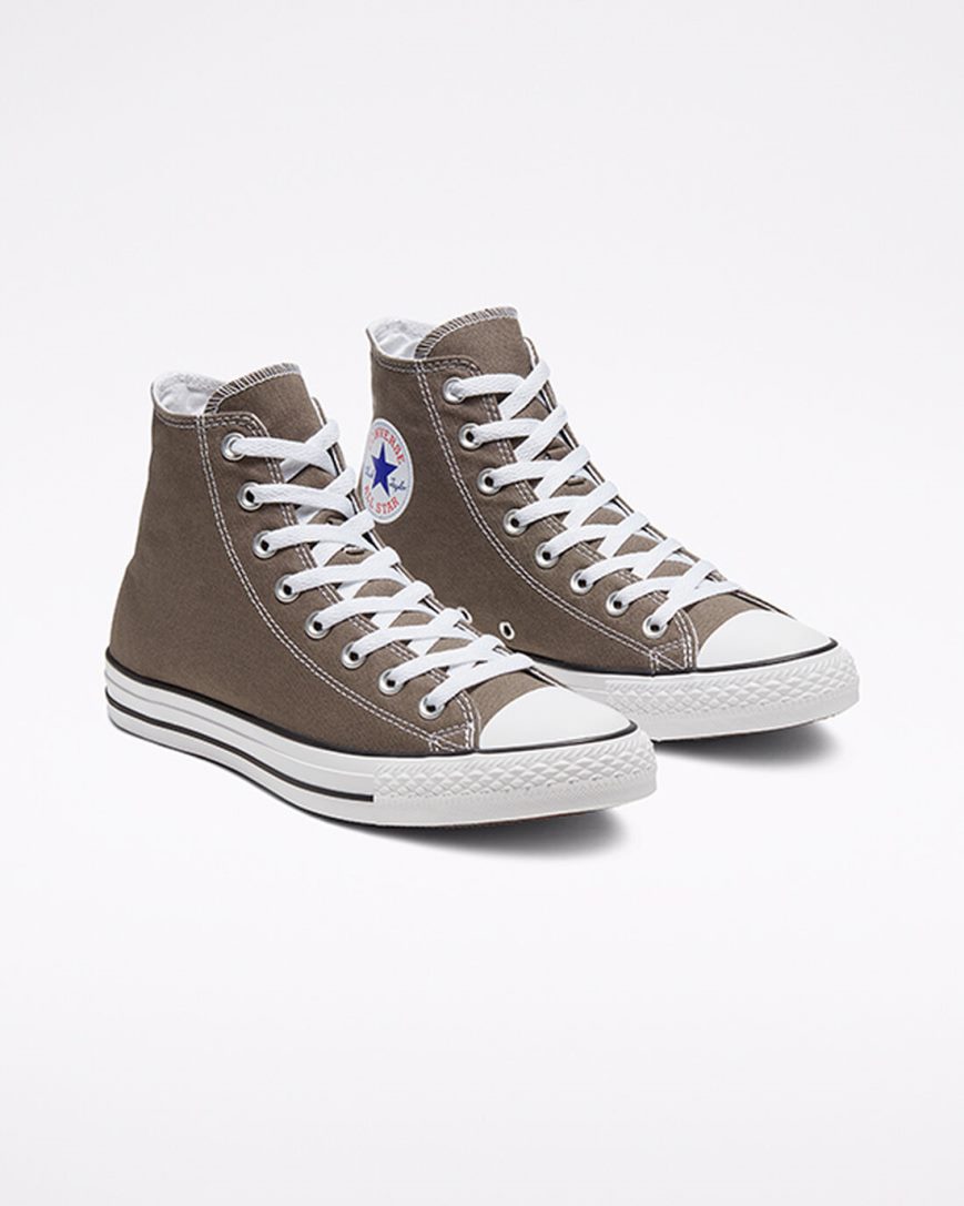 Tenis Converse Chuck Taylor All Star Classicos Cano Alto Feminino Cinzentas Escuro | PT P048075